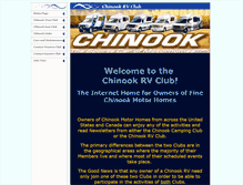 Tablet Screenshot of chinookrvclub.net